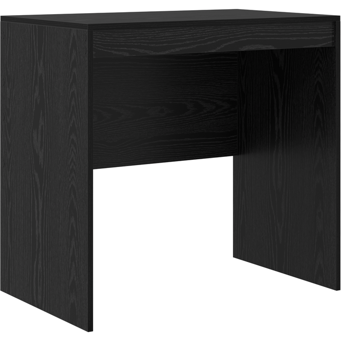 Escritorio roble negro 80x50x76 cm madera de ingeniería cfw37453