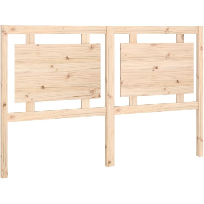 Cabecero de cama madera maciza de pino 155,5x4x100 cm - comfortxl