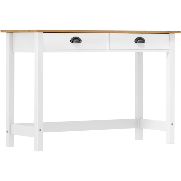 Mesa consola hill con 2 cajones madera pino 110x45x74 cm