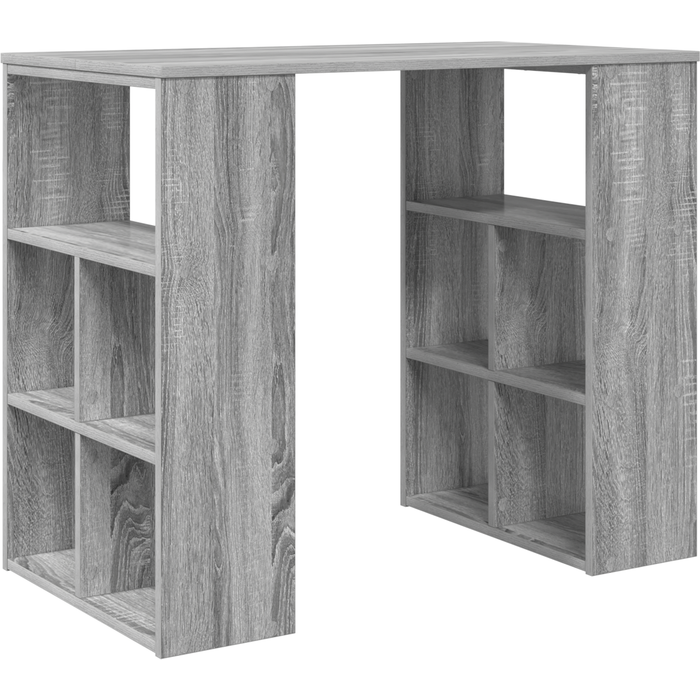 Escritorio de esquina gris sonoma tablero de partículas mediano cfw63374