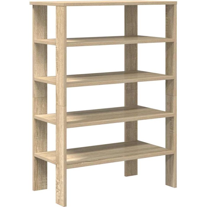 Mueble zapatero madera contrachapada roble sonoma 61x32x87,5 cm - comfortxl