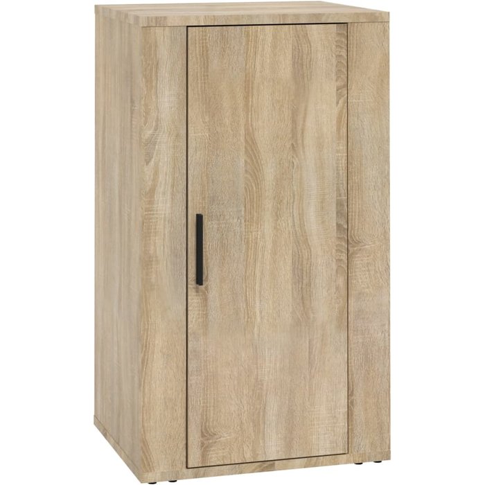 Aparador madera contrachapada color roble sonoma 40x33x70 cm - comfortxl