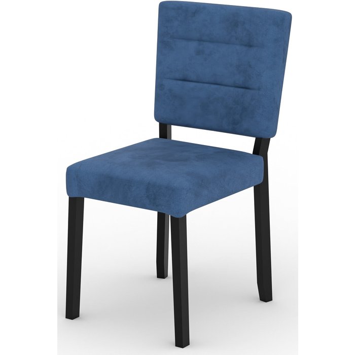 Silla moderna en madera negra y tela 34 colores a elegir kloba-tejido 27104