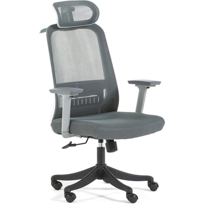 Silla de oficina ergonómica y transpirable con giro, altura regulable y perchero