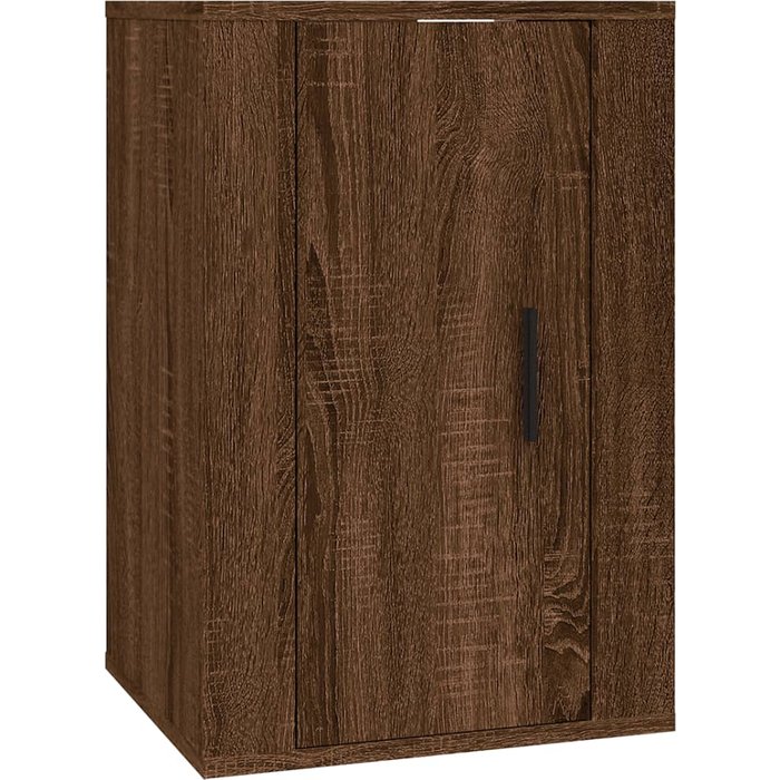 Mueble de tv de pared en roble marrón 40x34,5x60 cm - comfortxl