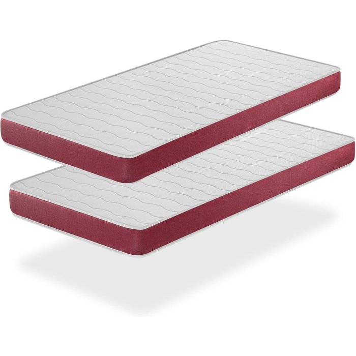 Lote de 2 colchones de espuma 90x140 cm dogo sonho