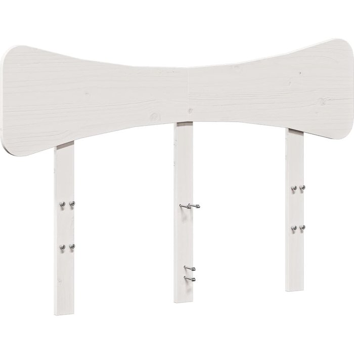 Cabecero de cama - mueble cabecero madera maciza de pino blanco 120 cm