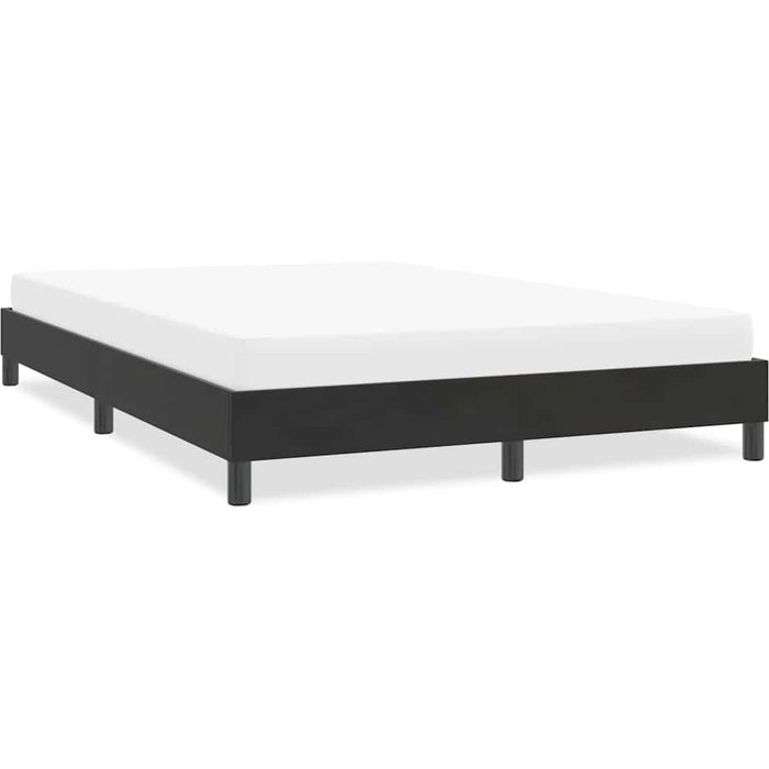 Estructura de cama sin colchón terciopelo negro 140x210 cm vidaxl