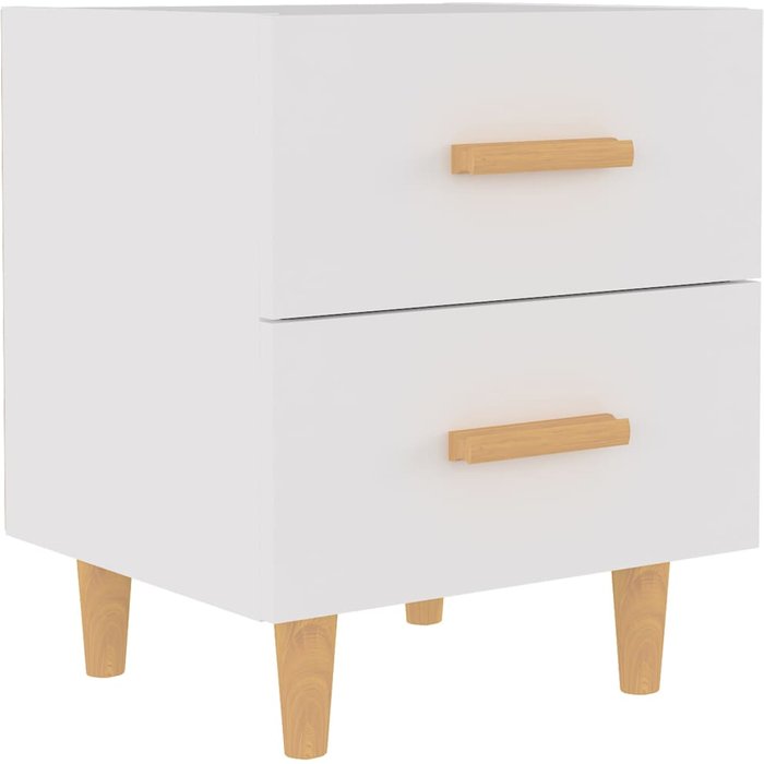 Mesita de noche color blanco 40x35x47,5 cm - comfortxl