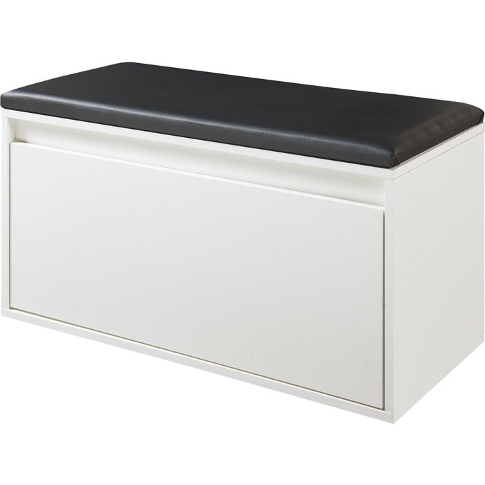 Banco zapatero 80 x 39 x 45 cm blanco negro 03_0008976