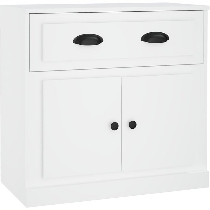 Aparador de madera contrachapada blanco 70x35,5x67,5 cm - comfortxl