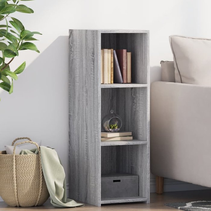 Maison exclusive - aparador madera de ingeniería gris sonoma 30x41x93 cm