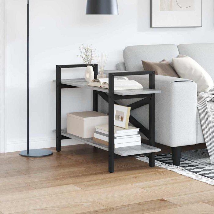 Estantería sonoma grey de 100 x 33,5 x 64 cm, madera de ingeniería. - pangivo