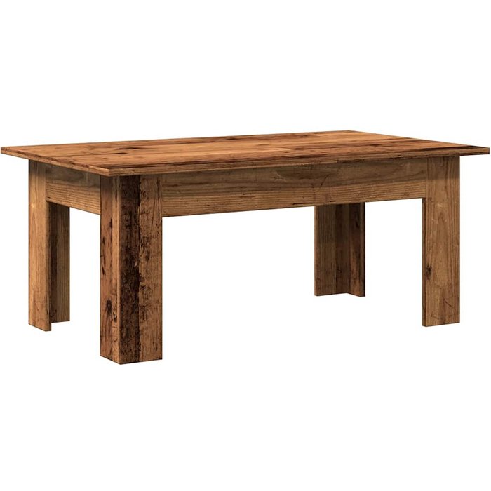 Mesa de centro madera contrachapada madera envejecida