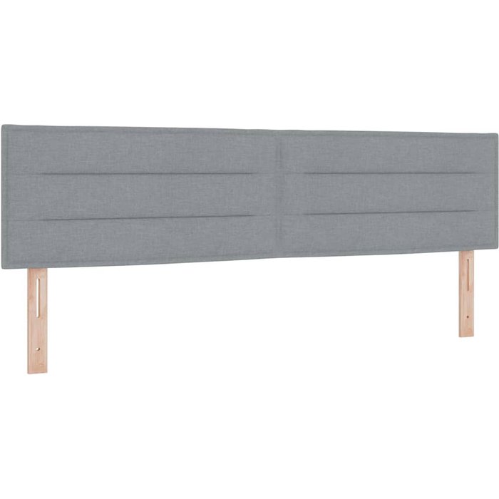 Cabecero cama - mueble cabecero gris claro 180 cm tela