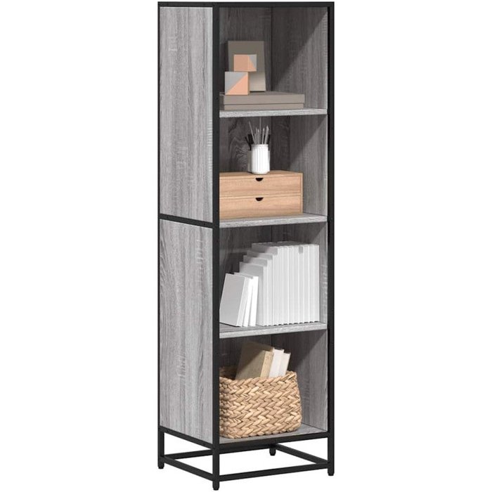 Estantería madera ingeniería gris sonoma 40x35x139 cm vidaxl