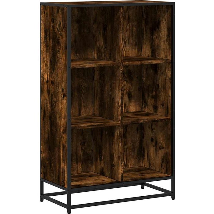 Estantería madera de ingeniería roble ahumado 65,5x33x107,5 cm – comfortxl