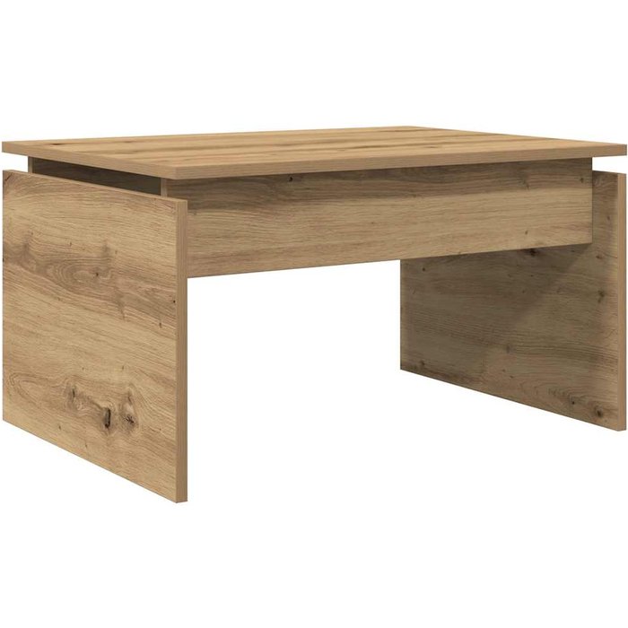 Mesa de centro madera de ingeniería roble artisan 68x50x38 cm - comfortxl