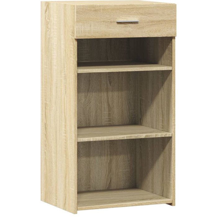 Aparador de madera de ingeniería roble sonoma 50x42,5x93 cm - comfortxl