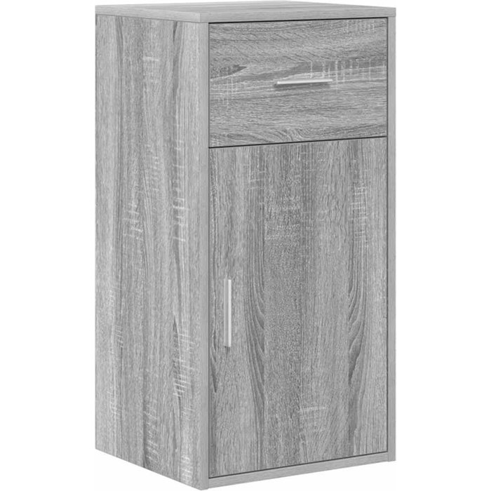 Aparador | vitrina gris sonoma 38 x 34.5 x 75 cm madera contrachapada