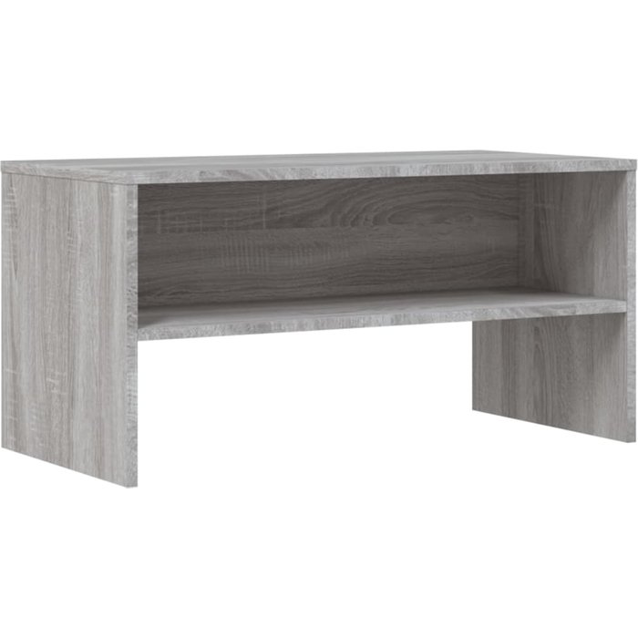 Mueble tv de madera laminada gris sonoma 80x40x40 cm - comfortxl