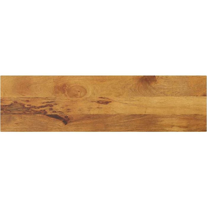 Tablero rectangular de madera maciza de mango de 110x20x3,8 cm.