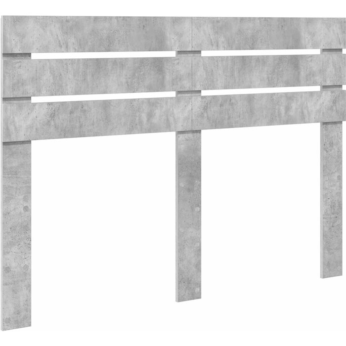Cabecero cama - mueble cabecero gris concreto madera contrachapada