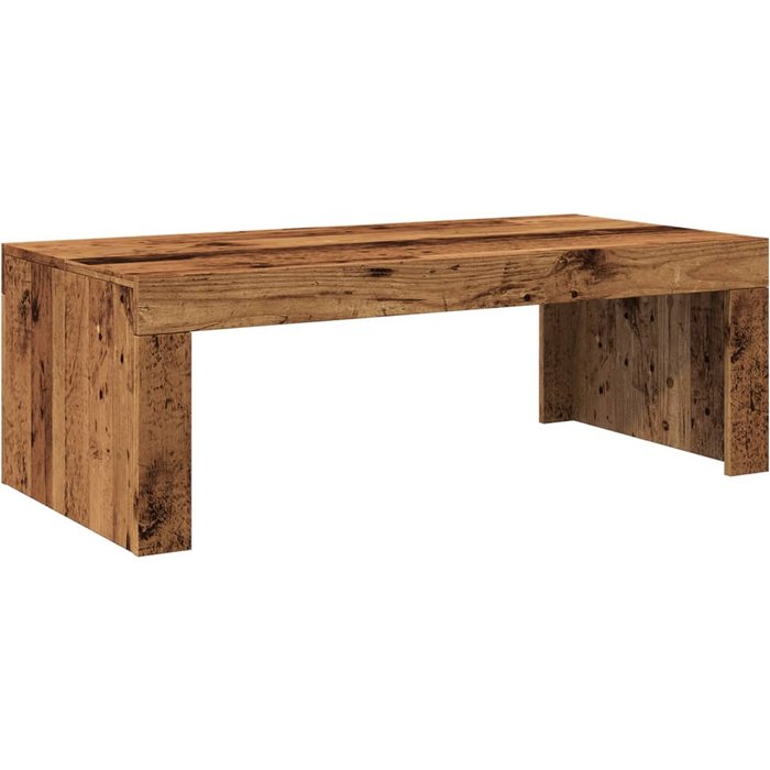 Mesa de centro madera de ingeniería envejecida 102x50x35 cm - comfortxl