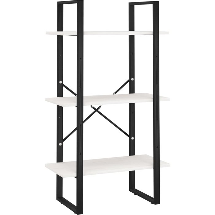 Estante de almacenamiento madera maciza pino blanco 60x30x105cm – comfortxl