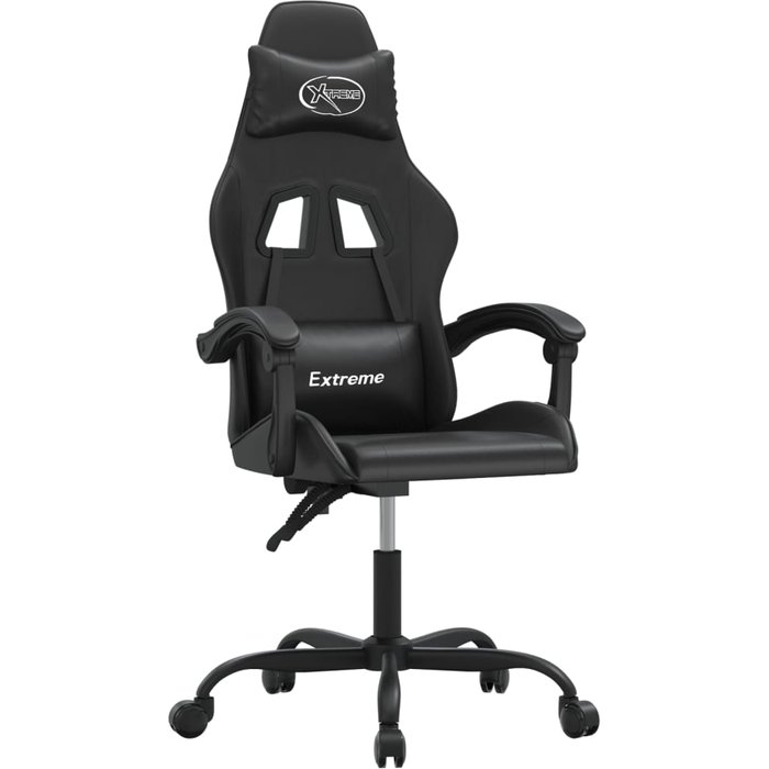 Silla gaming | silla de oficina cuero sintético negro cfw14736
