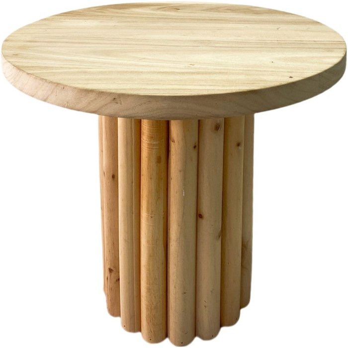 Mesa auxiliar multifuncional de estilo bohemio para decorar tu hogar con encanto