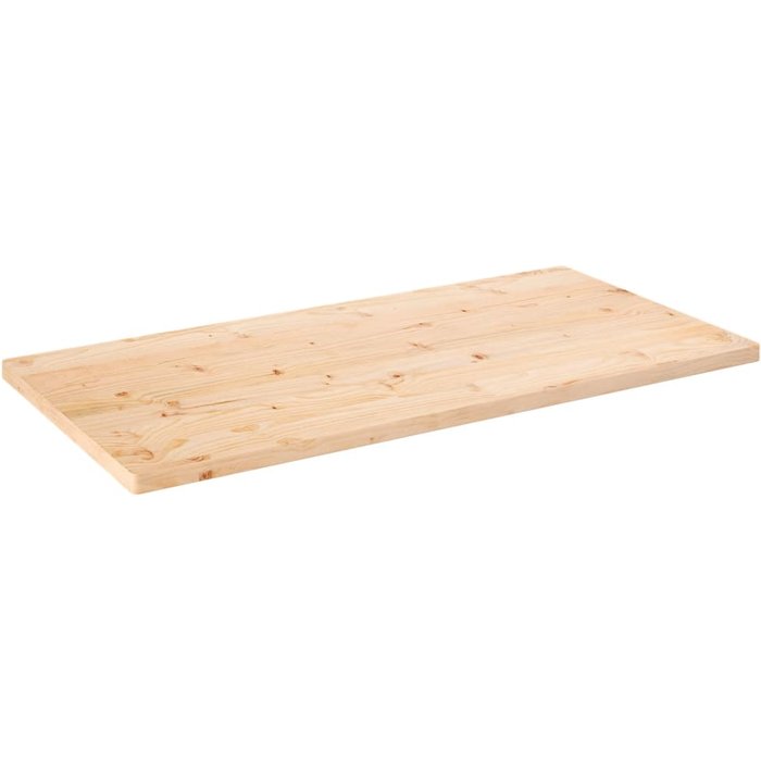 Tablero de mesa 110x60x2,5 cm madera maciza de pino rectangular