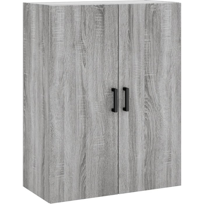 Armario de pared gris sonoma 69,5x34x90 cm - comfortxl