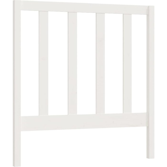 Cabecero de madera maciza de pino blanco 95x4x100 cm - comfortxl