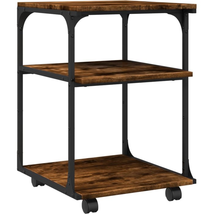 Soporte para impresora escritorio de 3 niveles 43 x 48 x 64 cm marrón 02_0044801