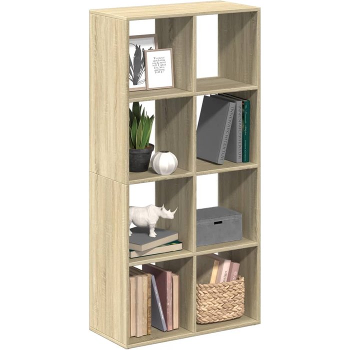 Estante separador de ambientes roble sonoma 69,5x29x137,5 cm