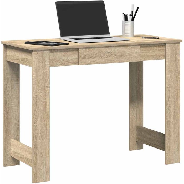 Escritorio sonoma de roble, 100x45x75 cm, madera de ingeniería.
