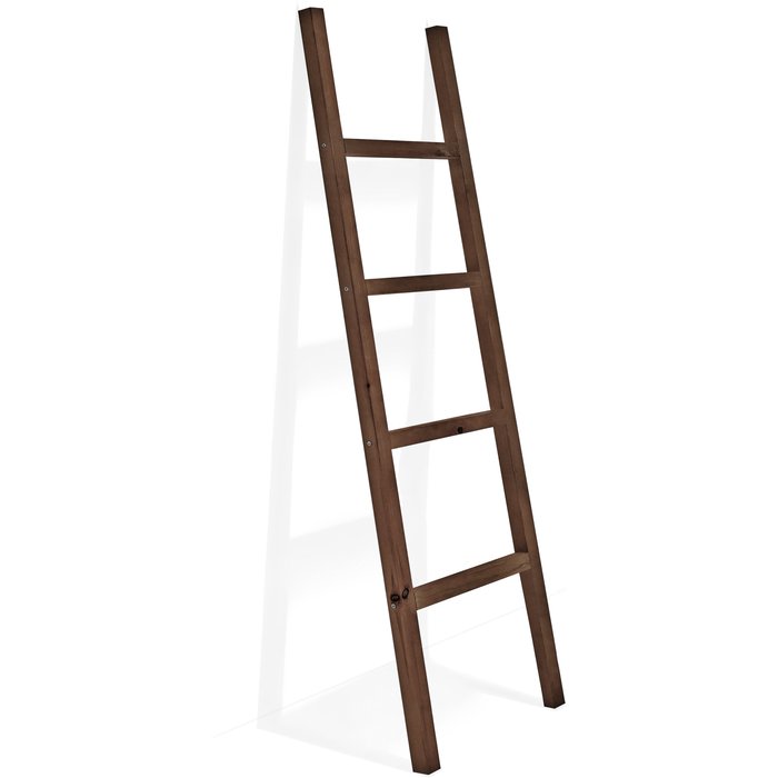 Stairs - escalera de madera maciza en tono nogal de 150x41cm - decowood