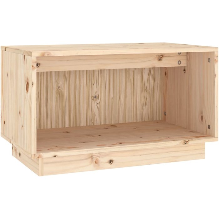 Mueble de tv de pino macizo 60x35x35 cm - comfortxl