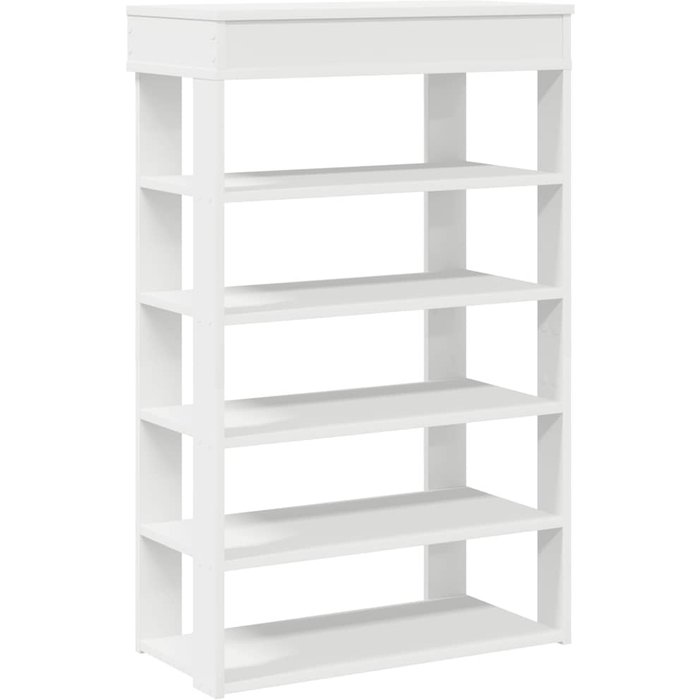 Mueble zapatero madera contrachapada blanco 60x30x98 cm - comfortxl