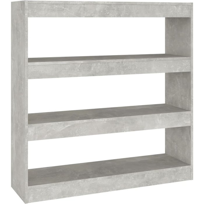 Estantería/divisor de espacios gris hormigón 100x30x103 cm – comfortxl
