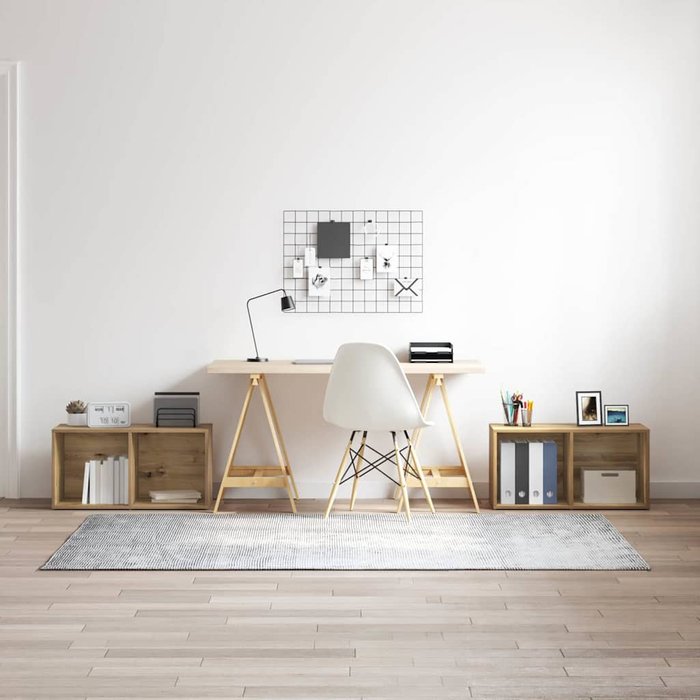 Conjunto de mueble de tv 2 pcs roble artisan 72 x 35 x 36.5 cm