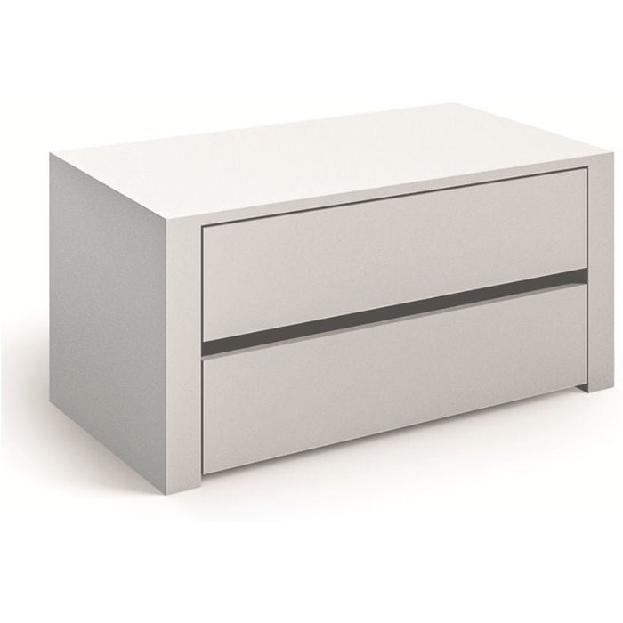 Cómoda interna alice 77.8 x 44.5 x 43 con 2 cassetti blanca