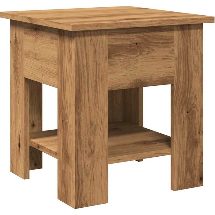 Mesa de centro madera de ingeniería roble artisan 40x40x42 cm - comfortxl