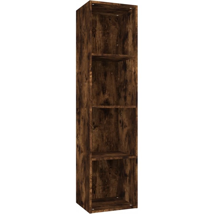 Estantería/mueble de tv contrachapada roble ahumado 36x30x143cm – comfortxl