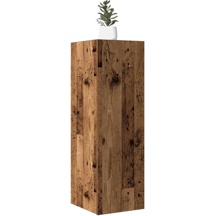 Maison exclusive - mueble para tv madera de ingeniería envejecida 30,5x30x90 cm