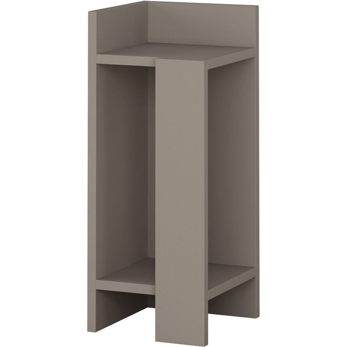 Mesita de noche elos left moca claro 25x60x27 cm