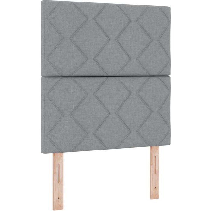 Cabecero cama - mueble cabecero gris claro 80 cm tela