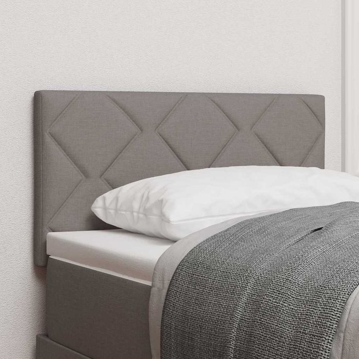 Maison exclusive - cabecero con cabecera taupé 80 cm cuero sintético