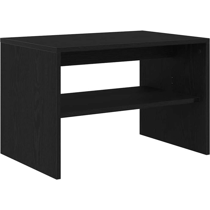 Mueble tv laminado roble negro 60x40x40 cm - comfortxl